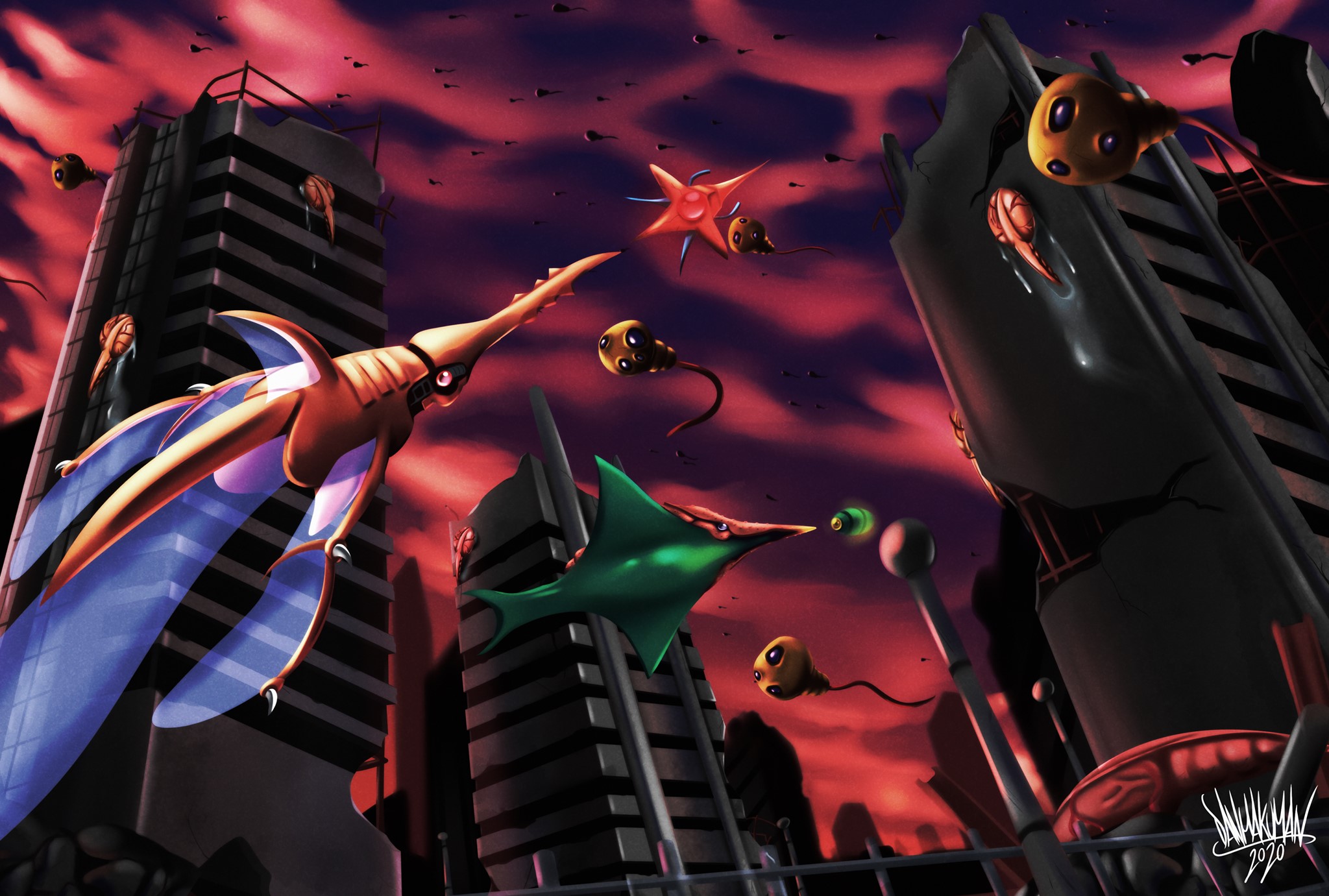Danmakuman - Otro juego que merecía un fan art es Bio-Hazard Battle ...