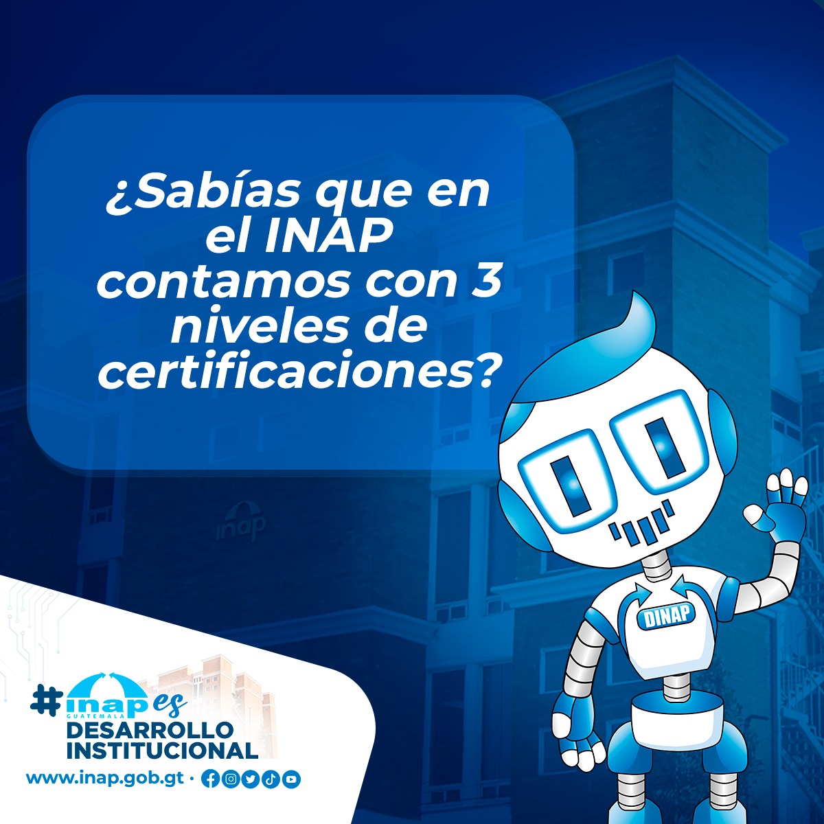 INAP Guatemala - ¿Sabías que contamos con 3 niveles de... | Facebook