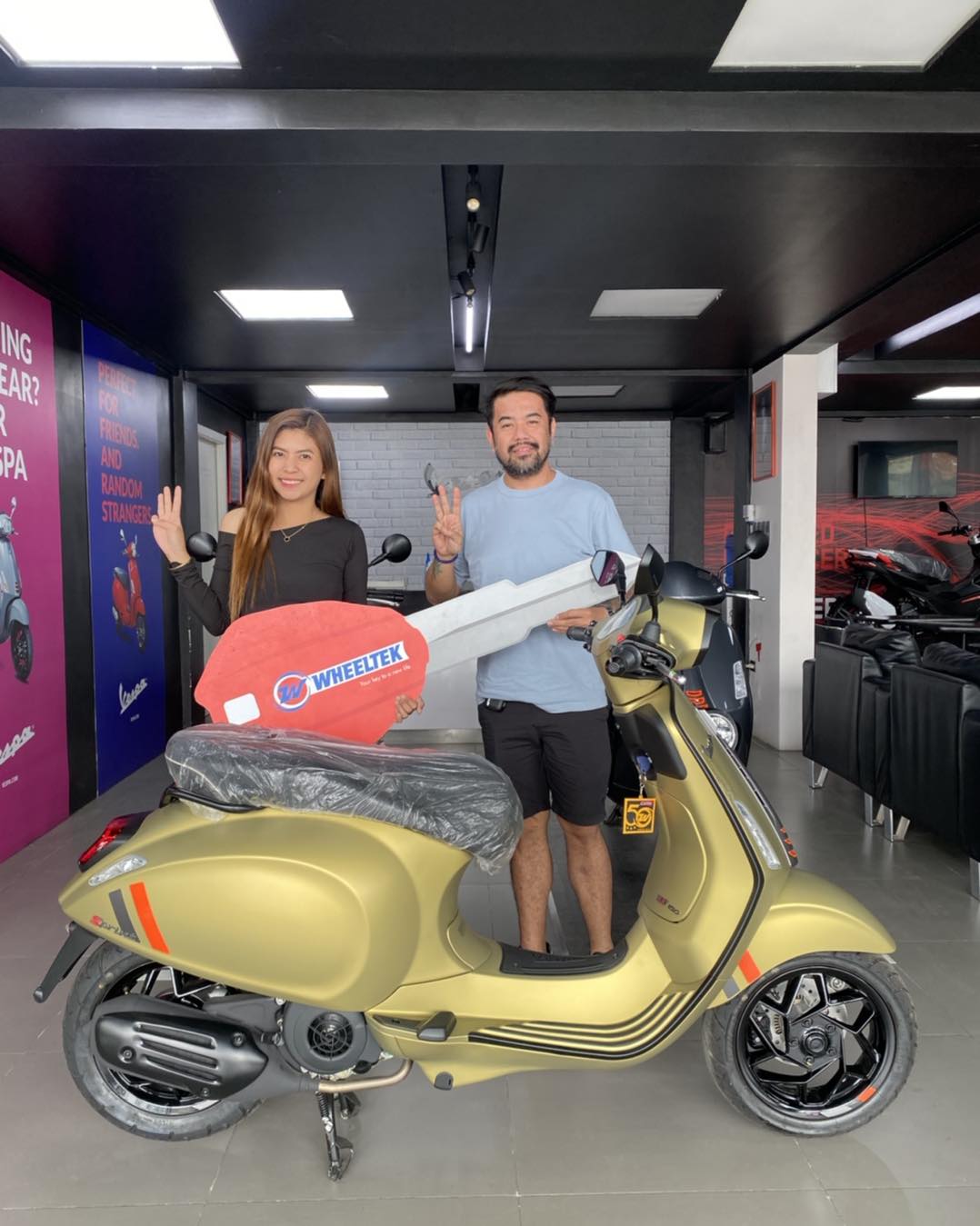 Vespa - SOLD! Congratulations Mr. Valmonte on your New Vespa Sprint S ...