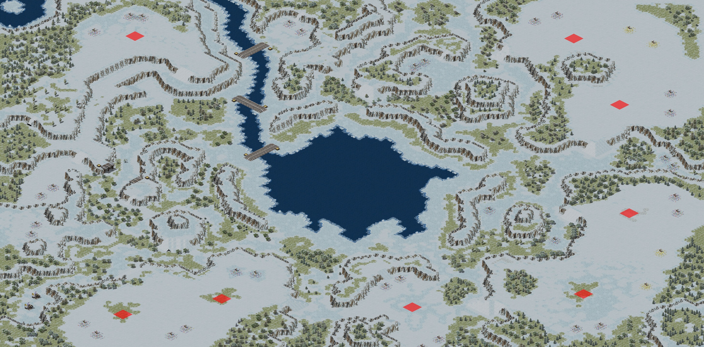 Bank - snow dead lake 2 [8] by HuynhQuoc. YR map (yrm) https://drive ...