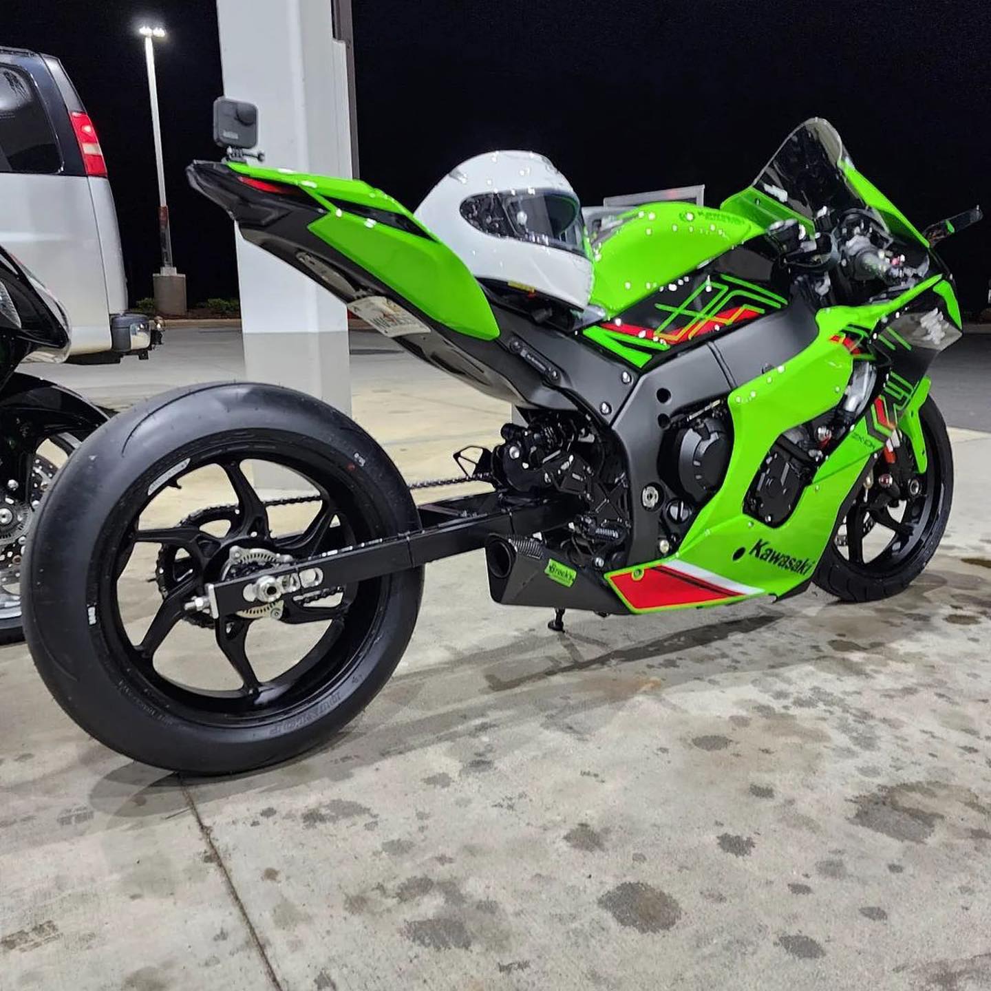 Kawasaki ZX10-R Tank Extenders. Manufactured to Factory WSBK Tank