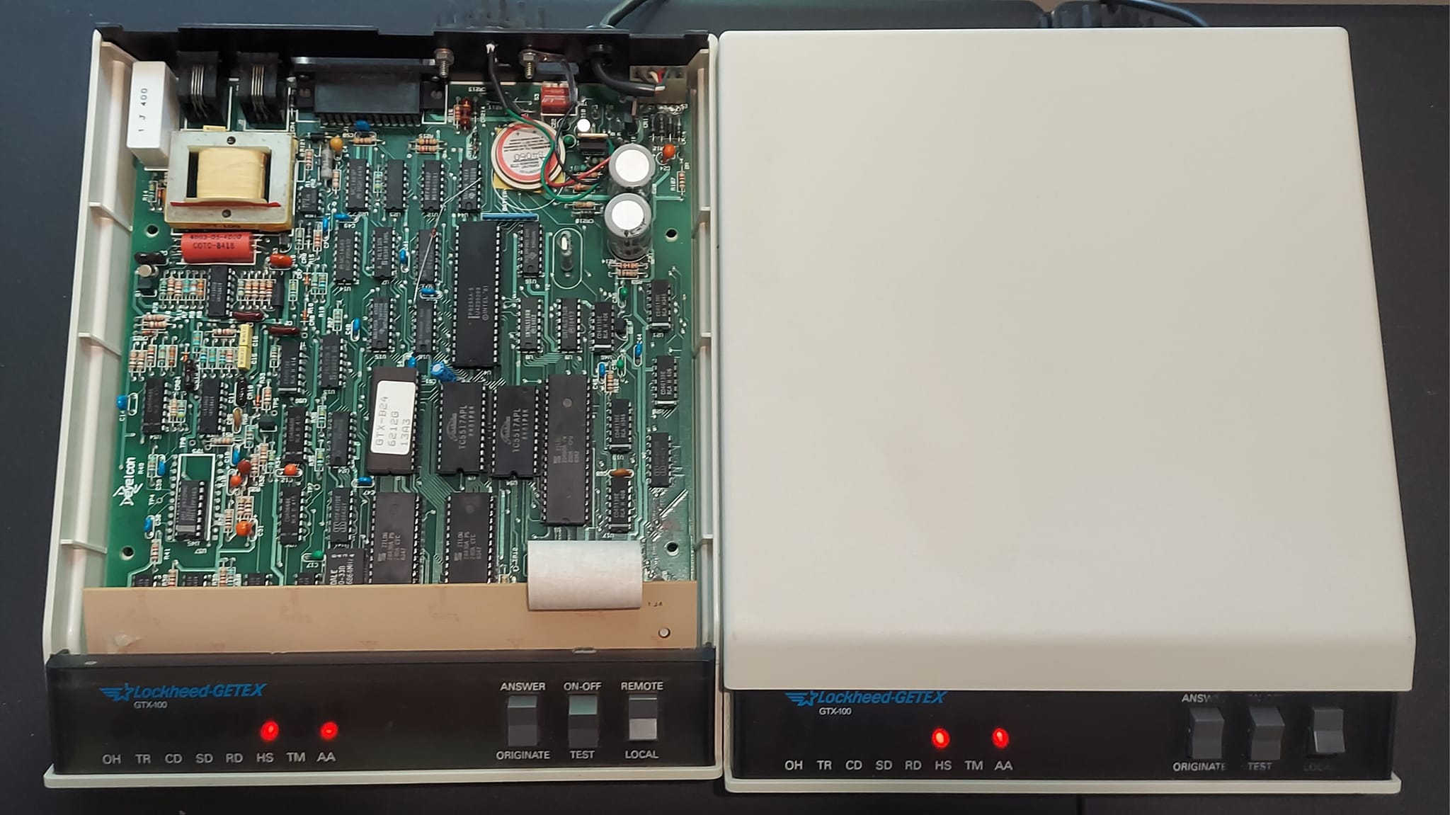 What are Lockheed security modems with Zilog chips?