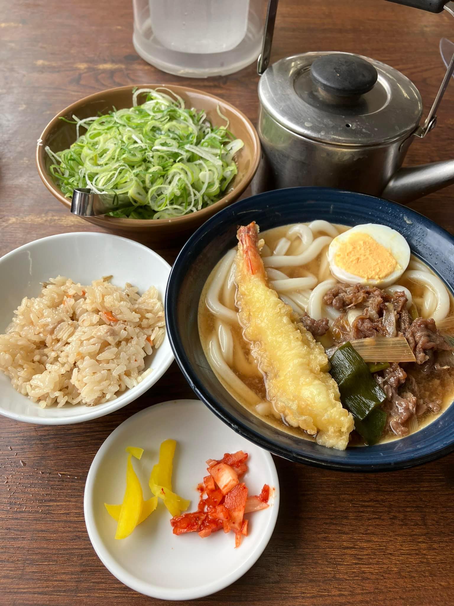 お昼は 牧のうどん お子様セット 量がちょうどイイ?