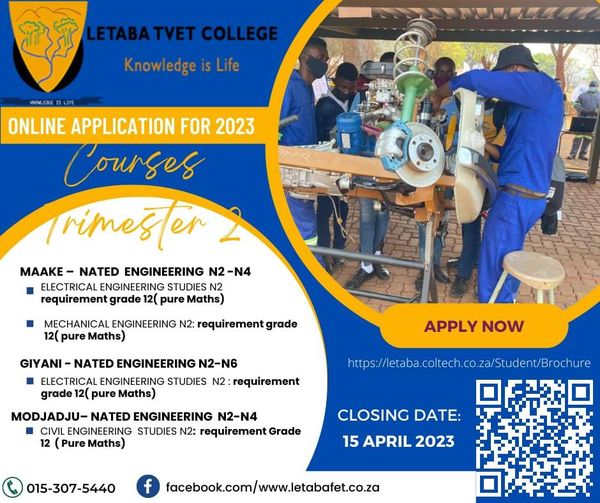 Letaba TVET College Trimester 2... - Letaba TVET College | Facebook