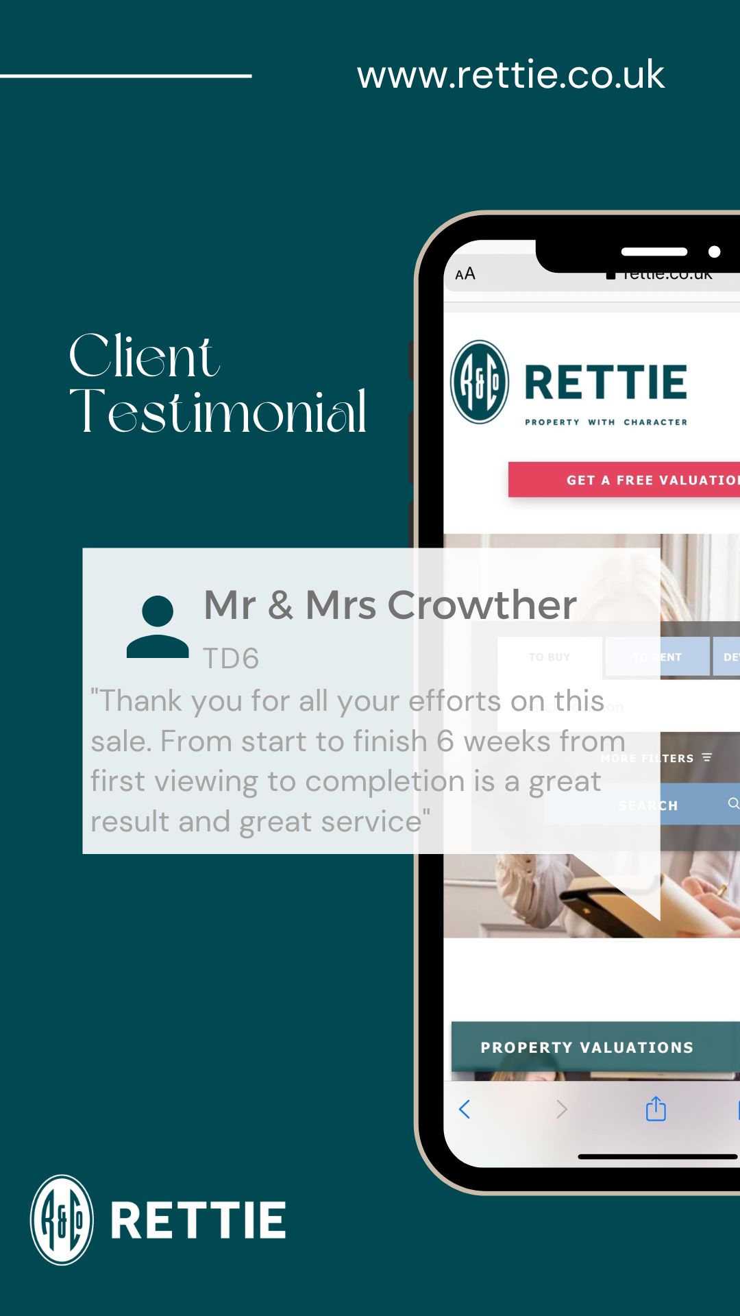 Rettie Borders - Client Testimonial We love receiving... | Facebook