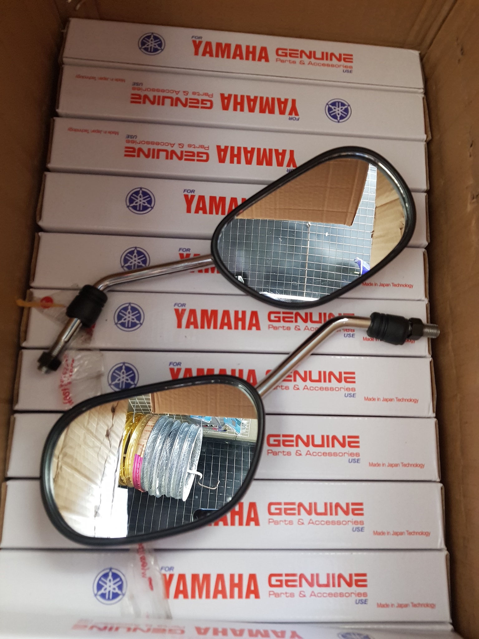 IRC Thai Parts & Accessories - YAMAHA 5VV CHROME STEM SIDE MIRROR PWEDE ...