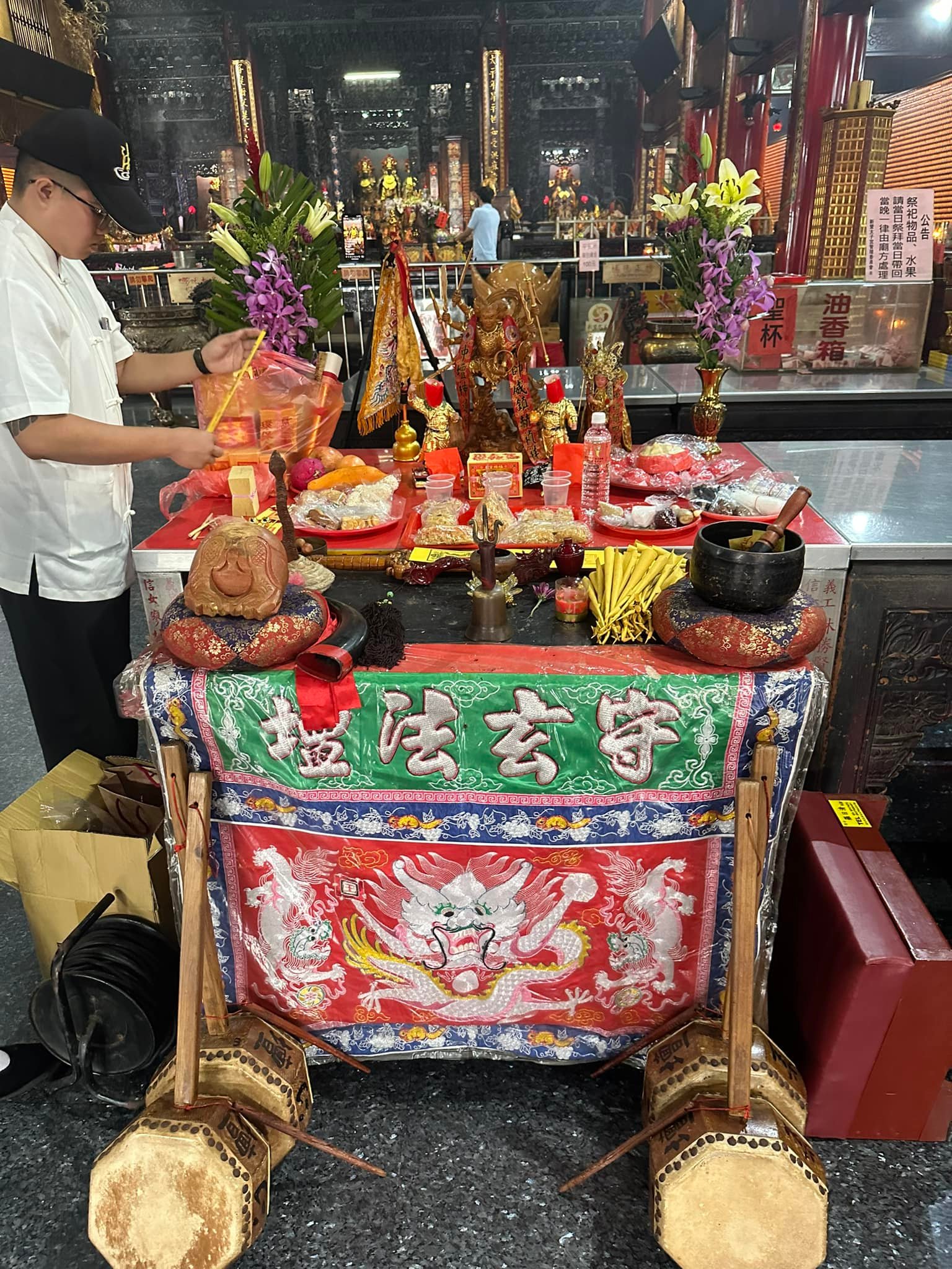 茄萣劉部堂 守玄法壇 三壇小法 - 癸卯年四十三日 台中游家恩主八臂哪吒駕前文武二將軍前往祖廟新營太子宮 開光延靈...