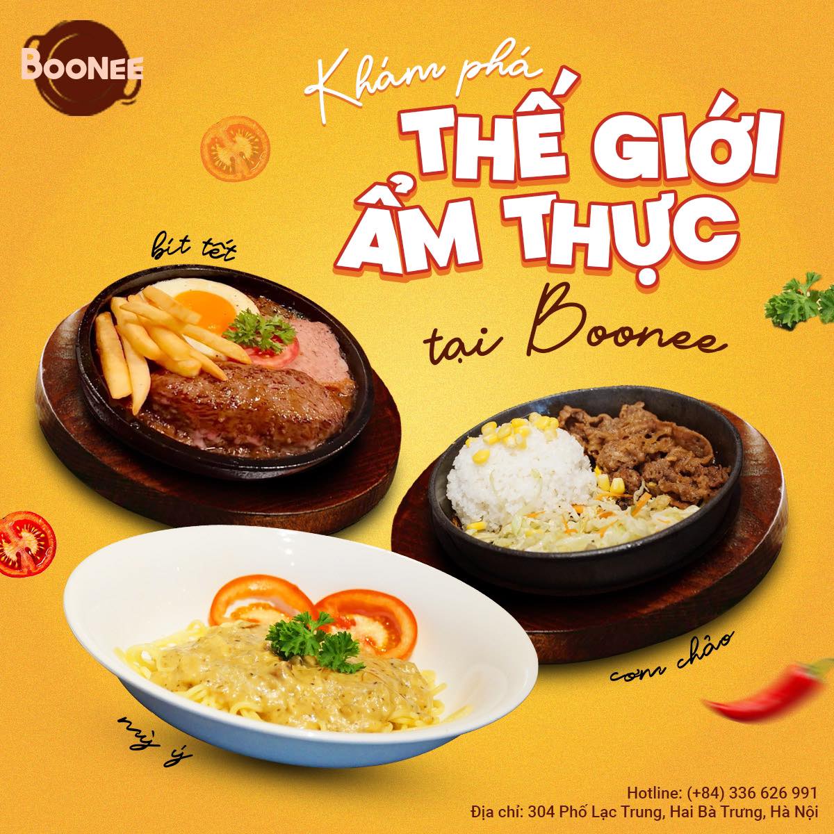 BooNee - KHÁM PHÁ THẾ GIỚI ẨM THỰC TẠI BONEE BOONEE không... | Facebook