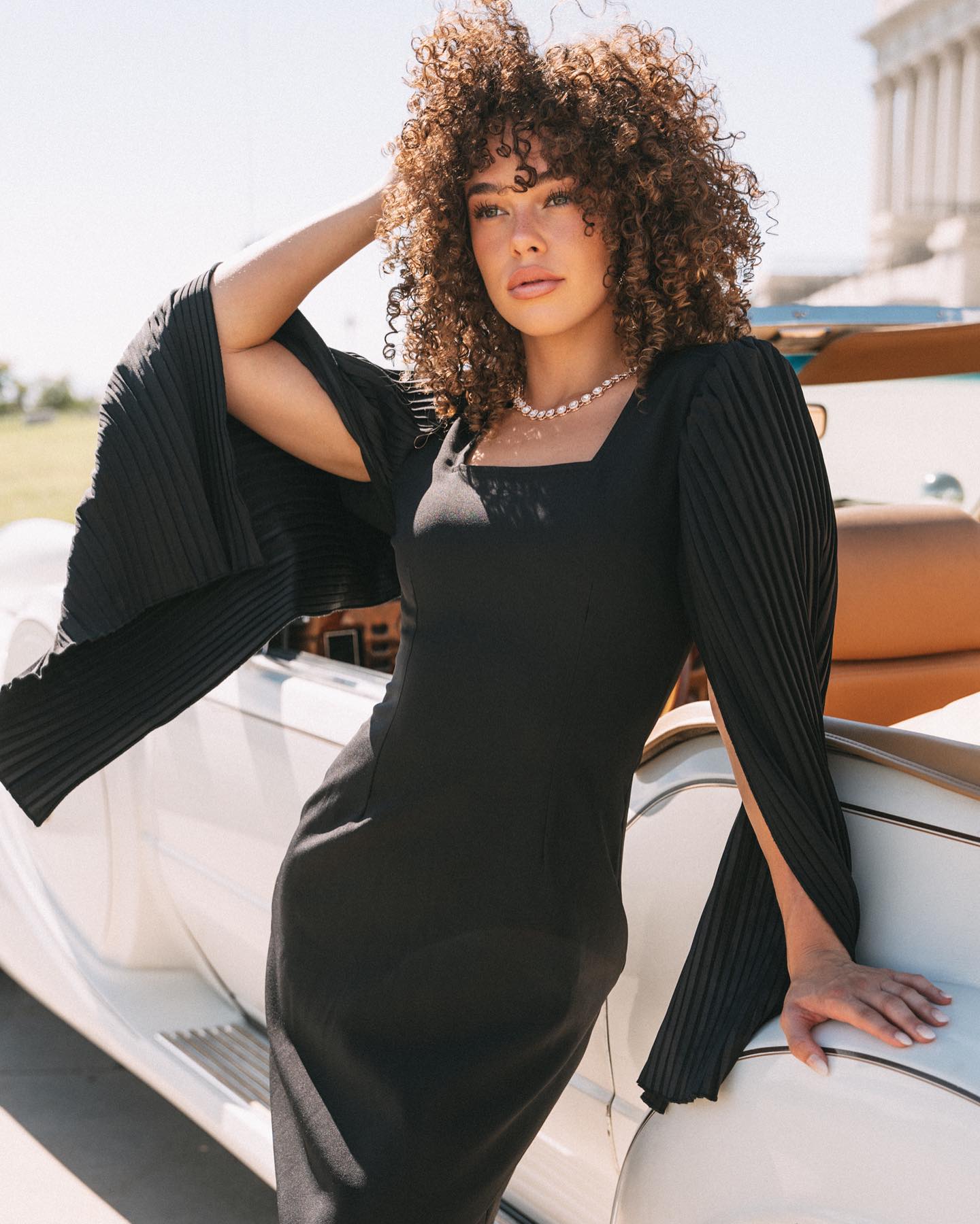 fish dress blue Plunging Neck Maxi and memorable Size:M_18-20 Classic We are just soooooo