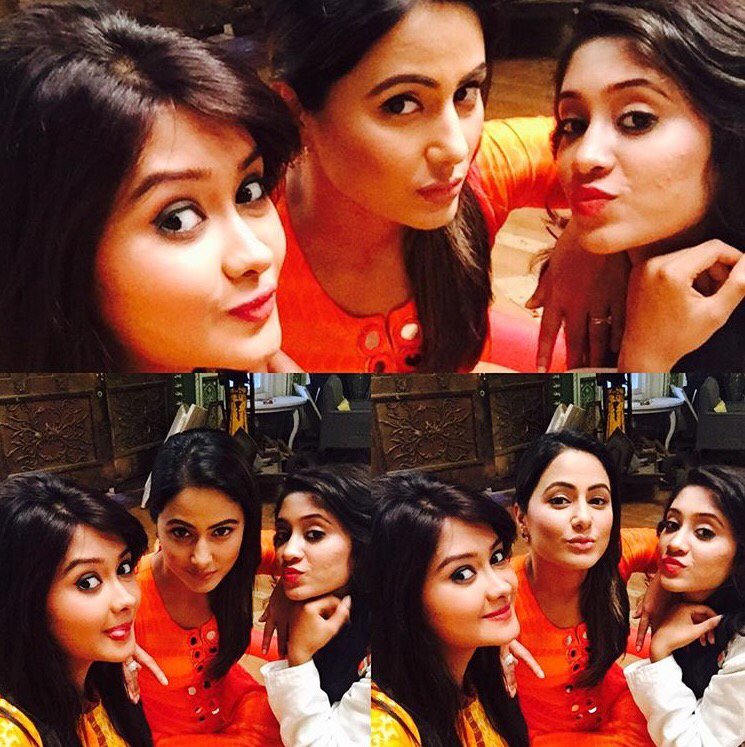 Hina Khan - Time for some off screen fun Pic credit : kanchi Singh aka ...