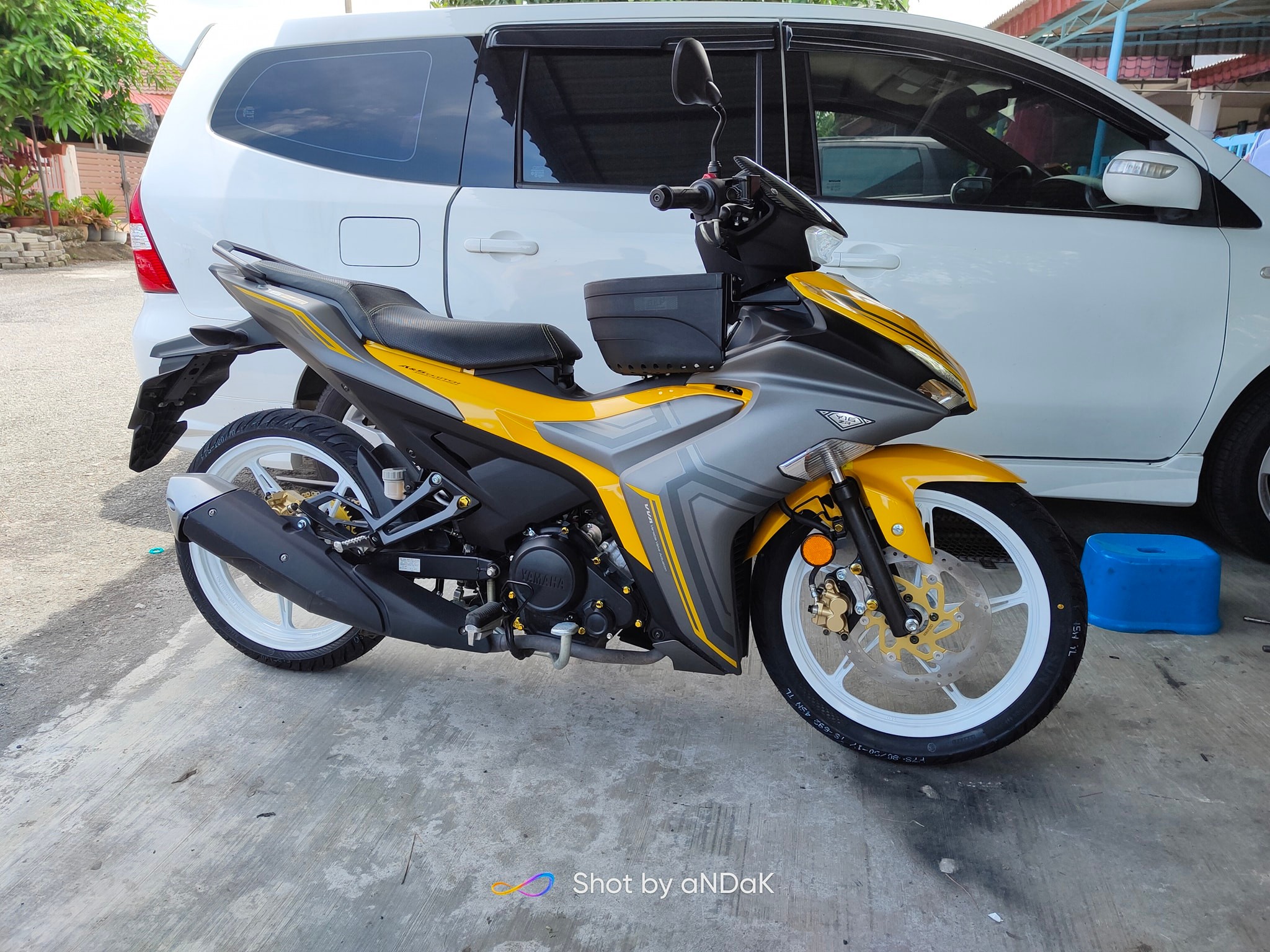Andak Garage - Done .. rim Lc 5s repaint warna putih &... | Facebook