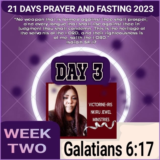 FASTING AND PRAYER WITH PROPHET DAVID UCHE DAY 3 This week, may
