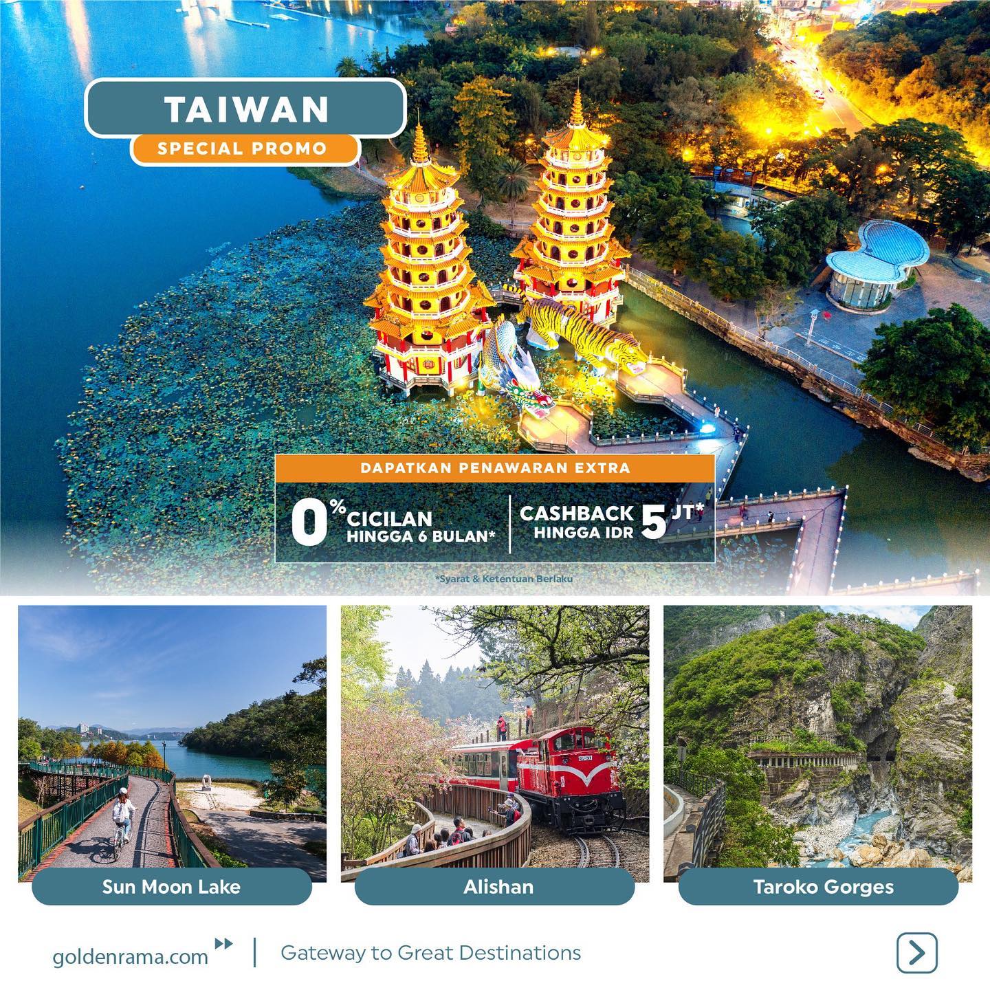 Liburan Seru di Taiwan yuk! Menikmati... - Golden Rama Tours