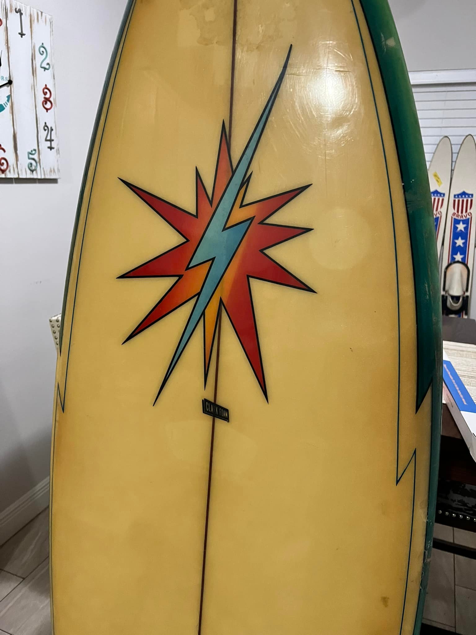 STARBOLT サーフボード Star bolt dashboard surfer lightning bolt surfboards