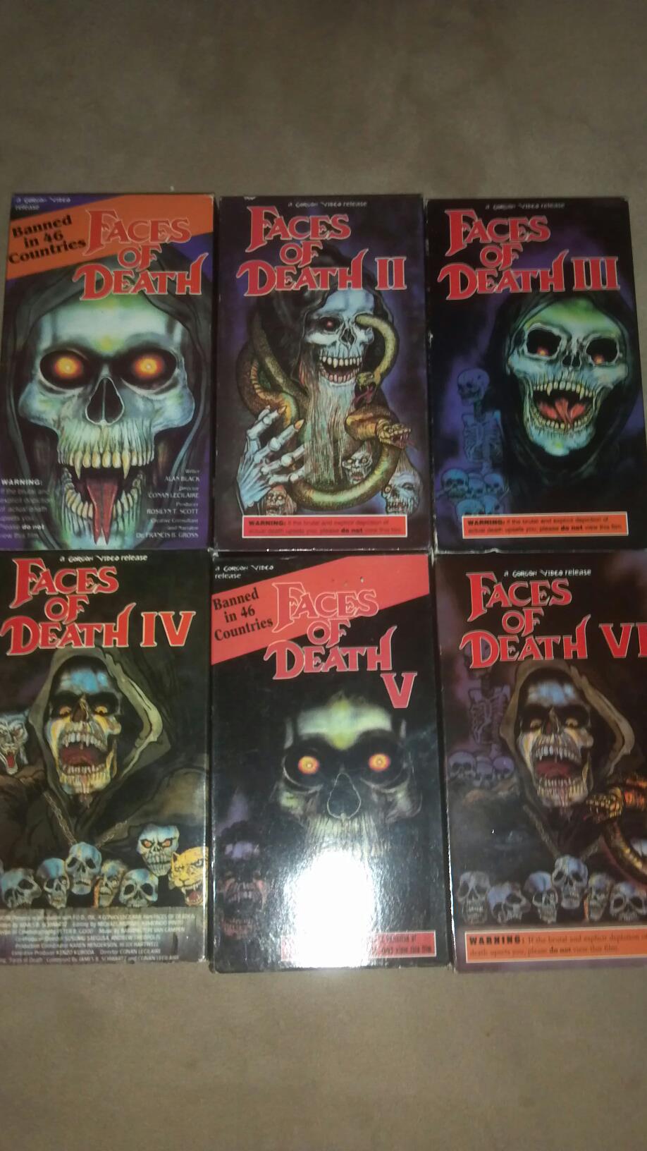 What to do with a set of Faces of Death VHS tapes?