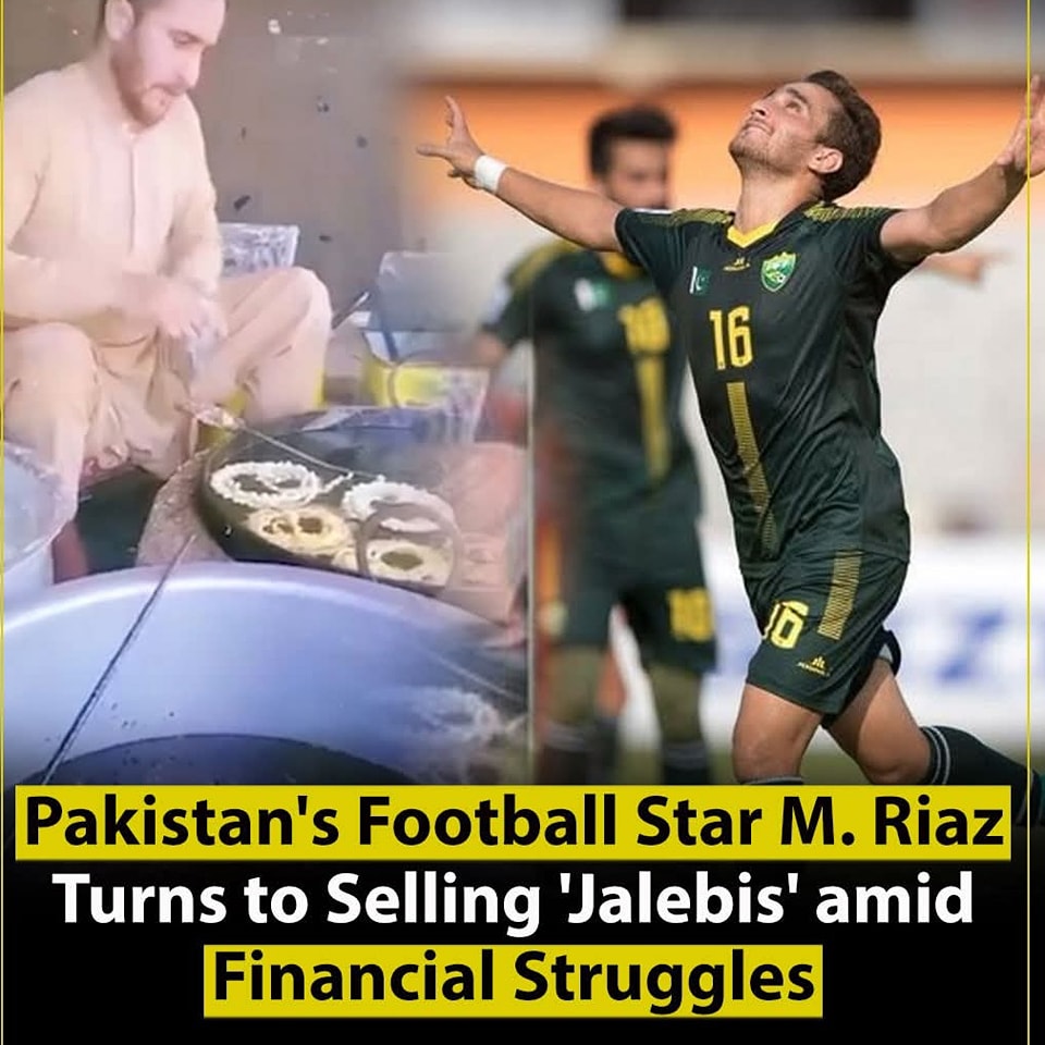Hum - Muhammad Riaz, who was once a promising talent on the football ...