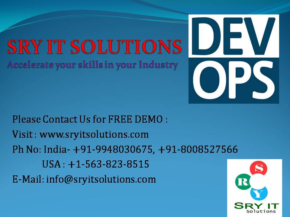 Devops Online Training