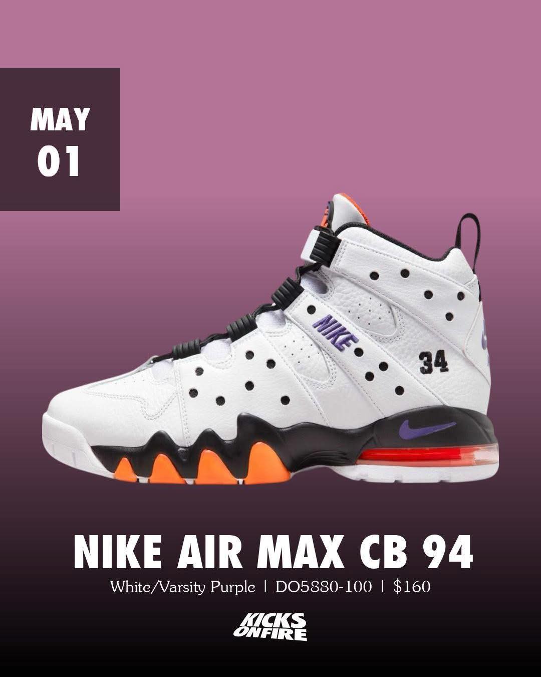 Nike Air Max CB 94 Suns 𝗖𝗼𝗹𝗼𝗿𝘄𝗮𝘆: White/Varsity Purple