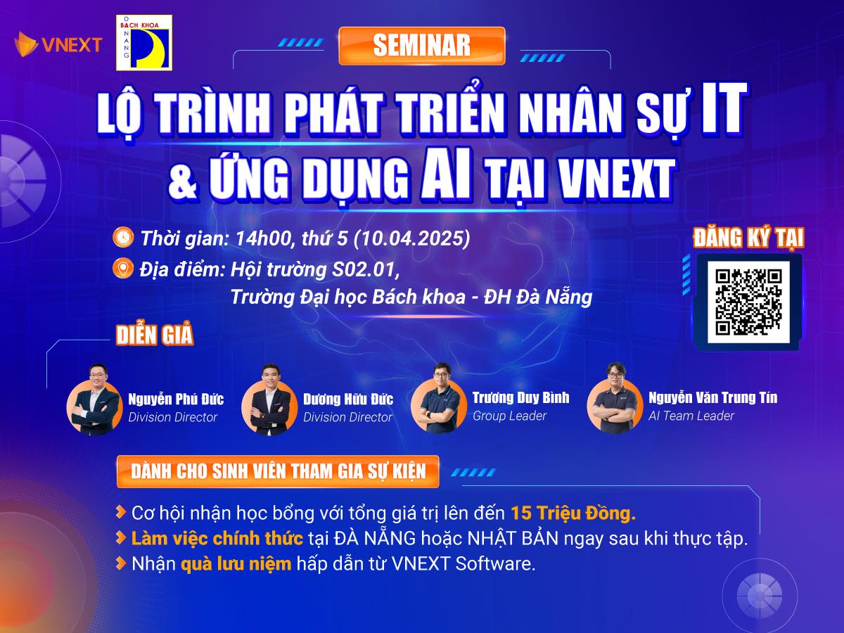 🔥 Sự kiện đặc biệt do VNEXT... - Tuyển dụng VNEXT Software | Facebook