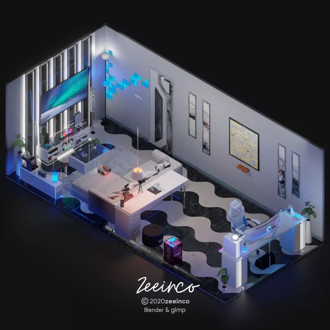 A closer look at Minimalist 3D Room Layout