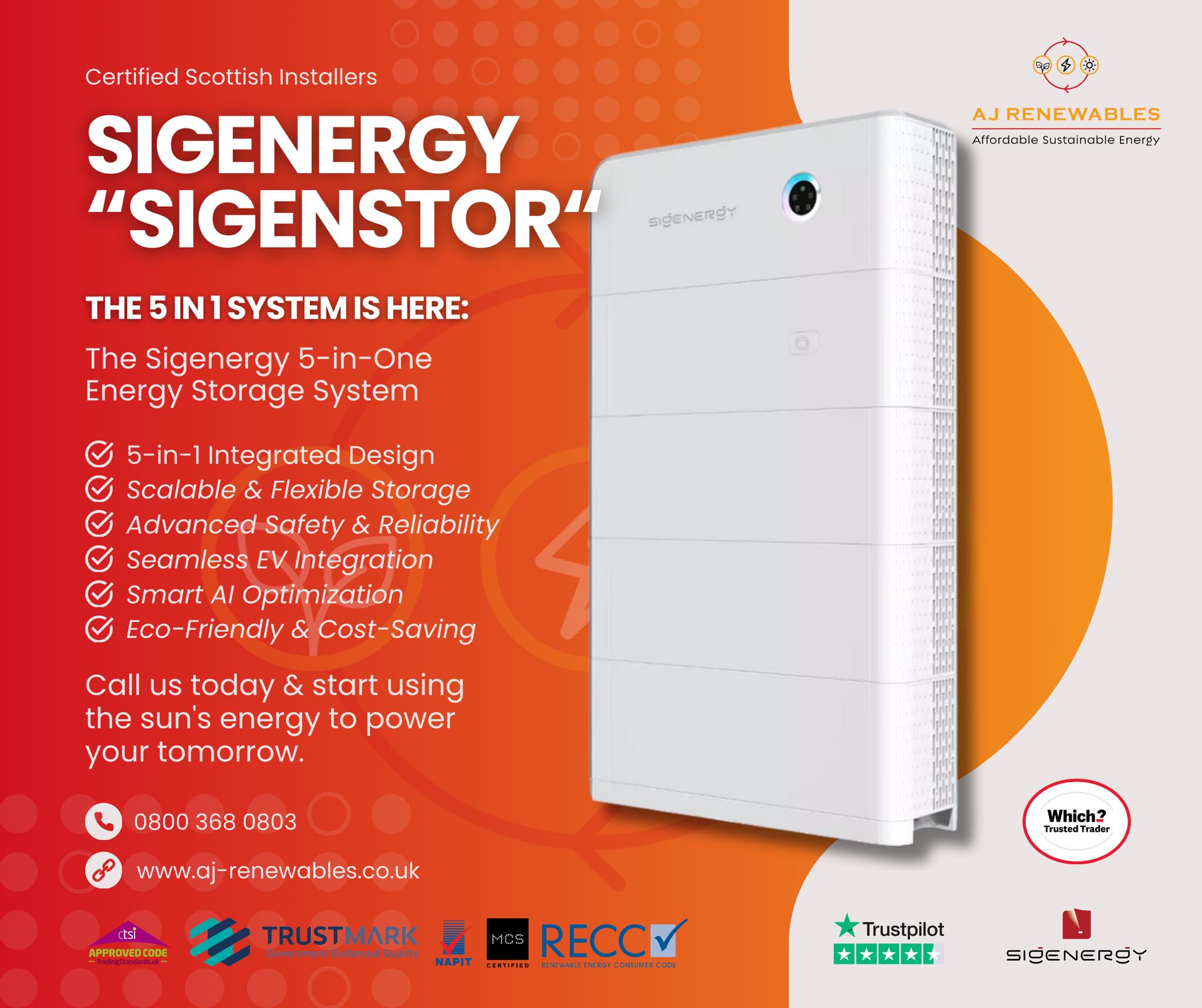 AJ - 🚨🔋 Product Spotlight: Sigenergy SigenStor 5-in-One Energy Storage ...
