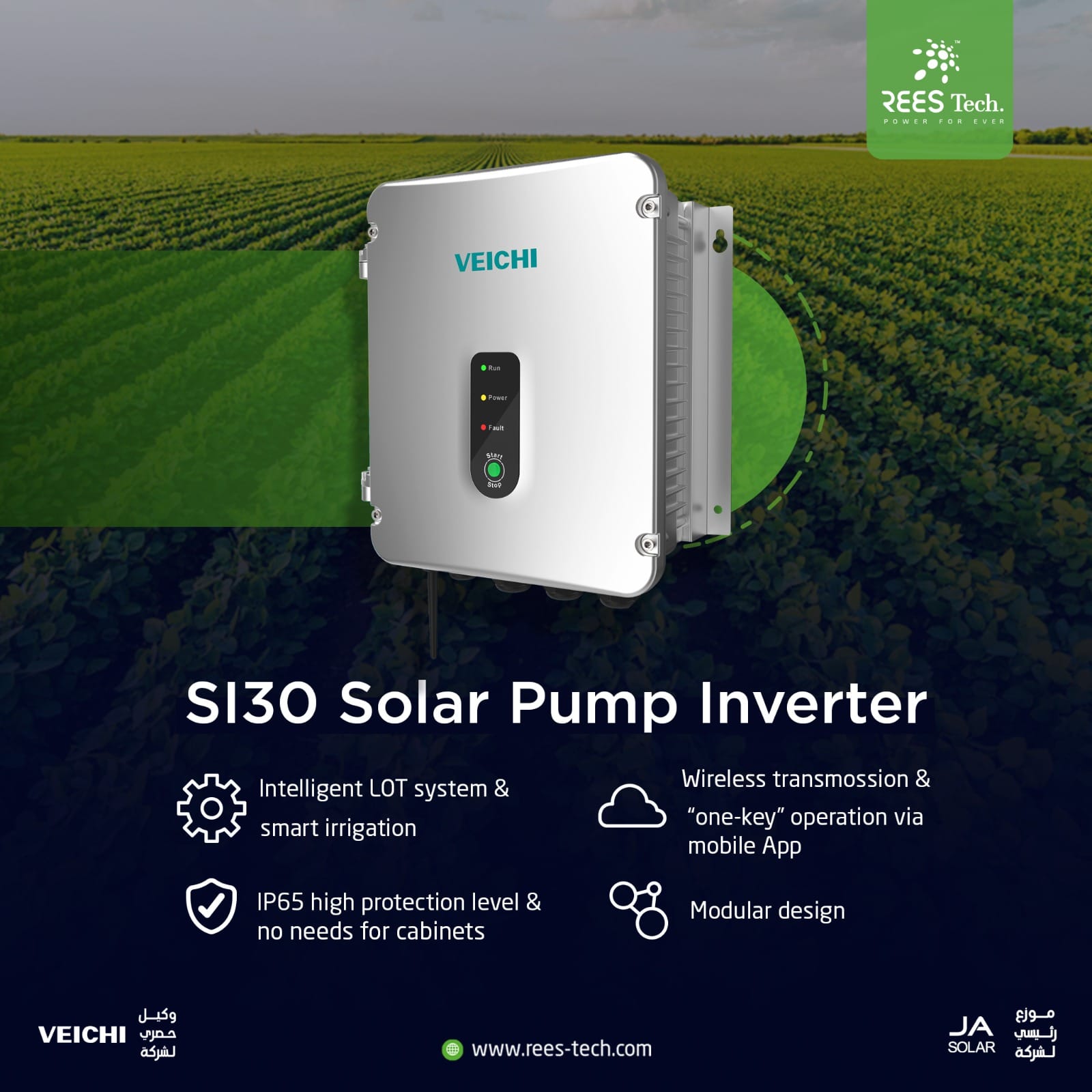 Rees Tech - 👉 VEICHI INVERTER SI 30 انضم حديثا إلى عائلة... | Facebook