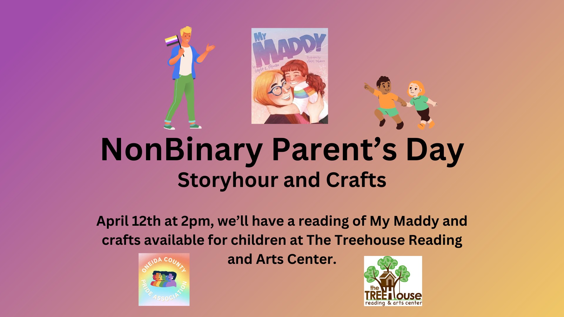Nonbinary Parent's Day Story and Craft Hour