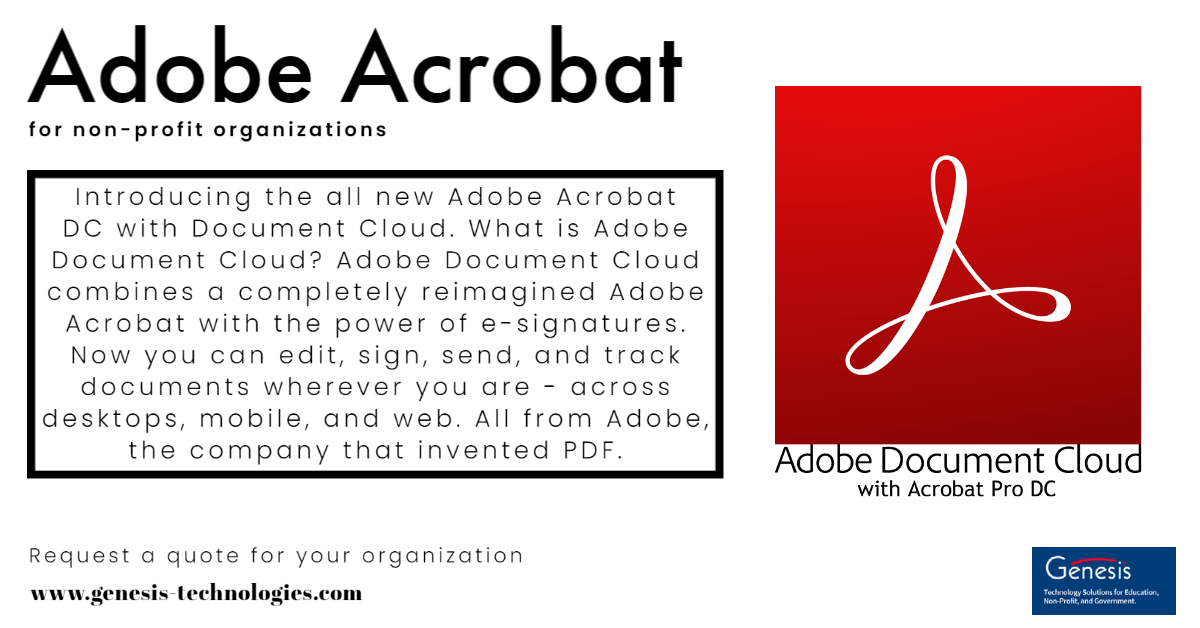 Genesis - Adobe Acrobat enables real-time, simple e-signatures and ...