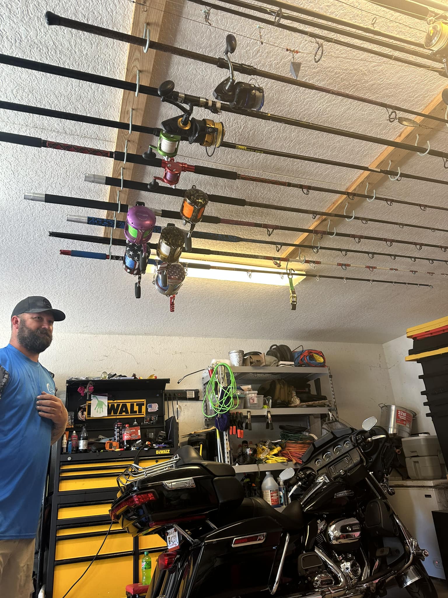 break fishing poles hung up THKFISH Rod Rack Holders Wall Mount Vertical/Horizontal for Garage : Sports & Outdoors Hold up to 9 rods with the compact Beyond Fishing GripLock Rod Rack How to store broken down