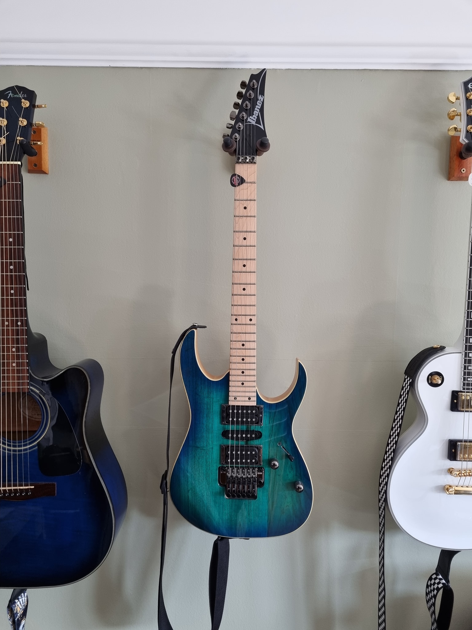 Check out this STUNNING 2020 Ibanez RG370-AHMZ in Blue Moon Burst