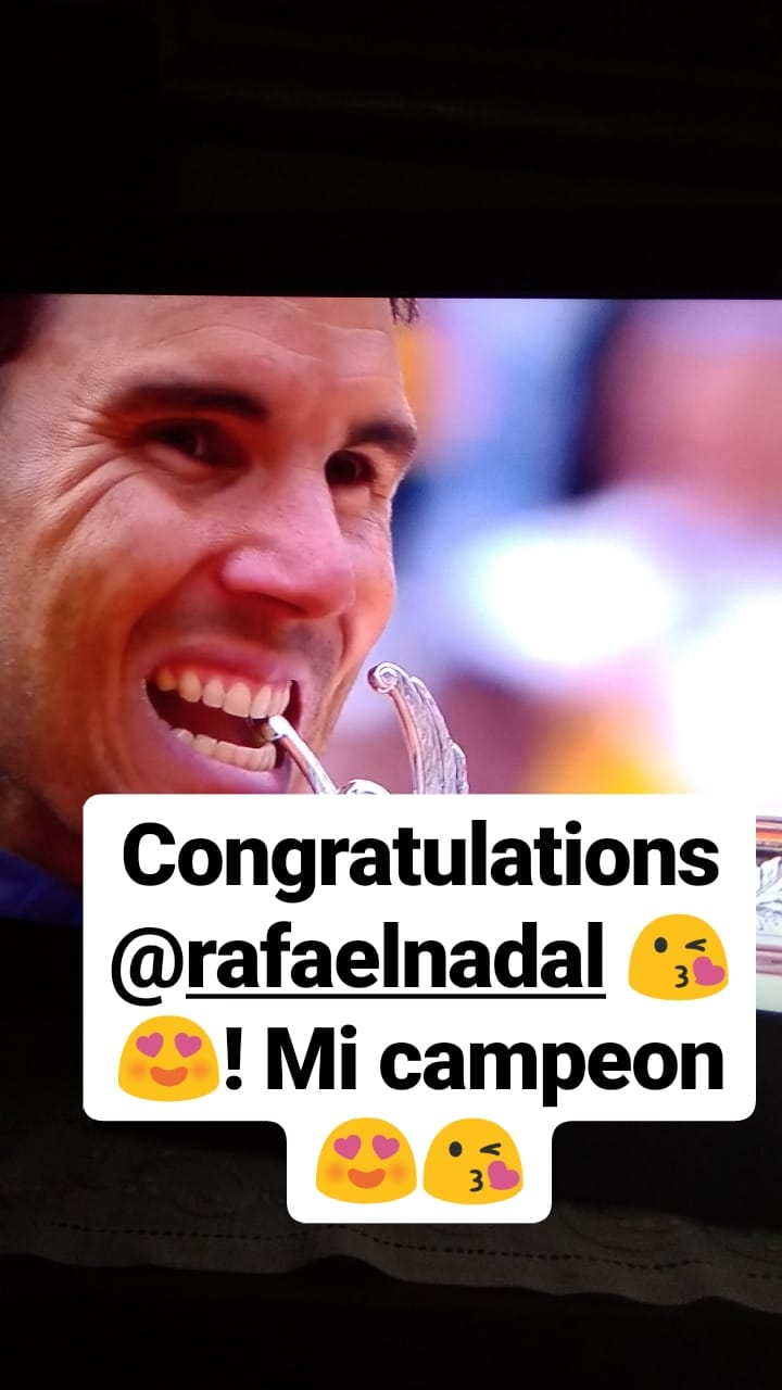 Congratulations Rafael 😍😍😍😍! Roland... - Rafael Nadal fan | Facebook