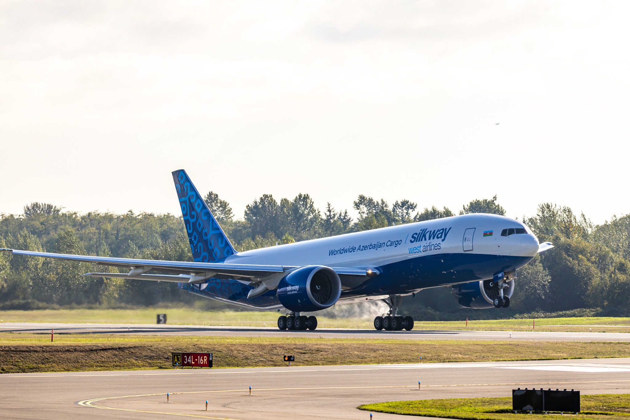 Silk Way West Airlines Boeing 777-F flight