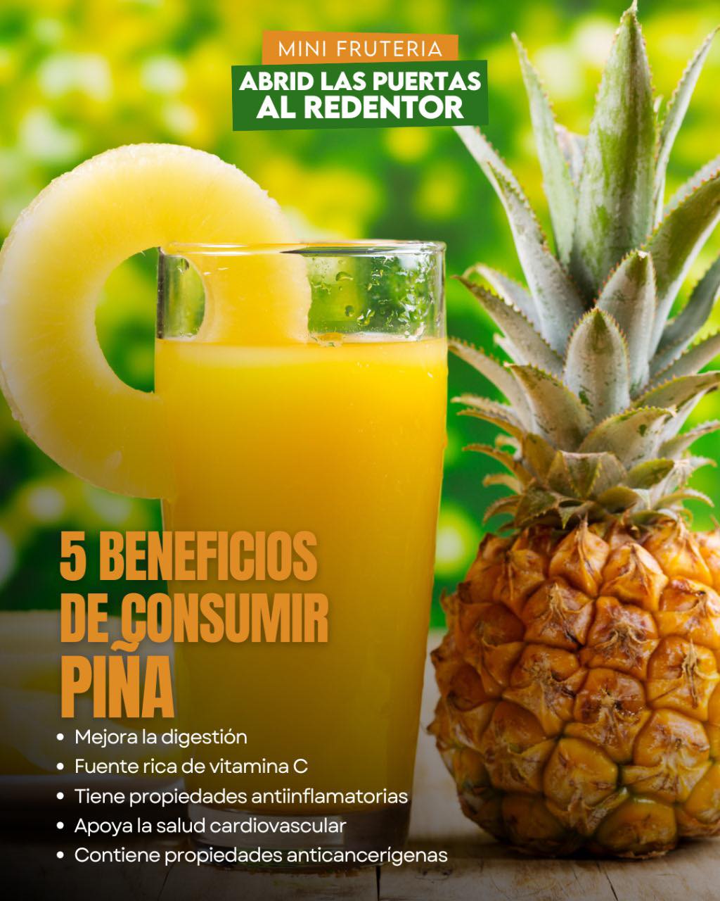 Mini - La piña es una de las frutas tropicales más populares y ...