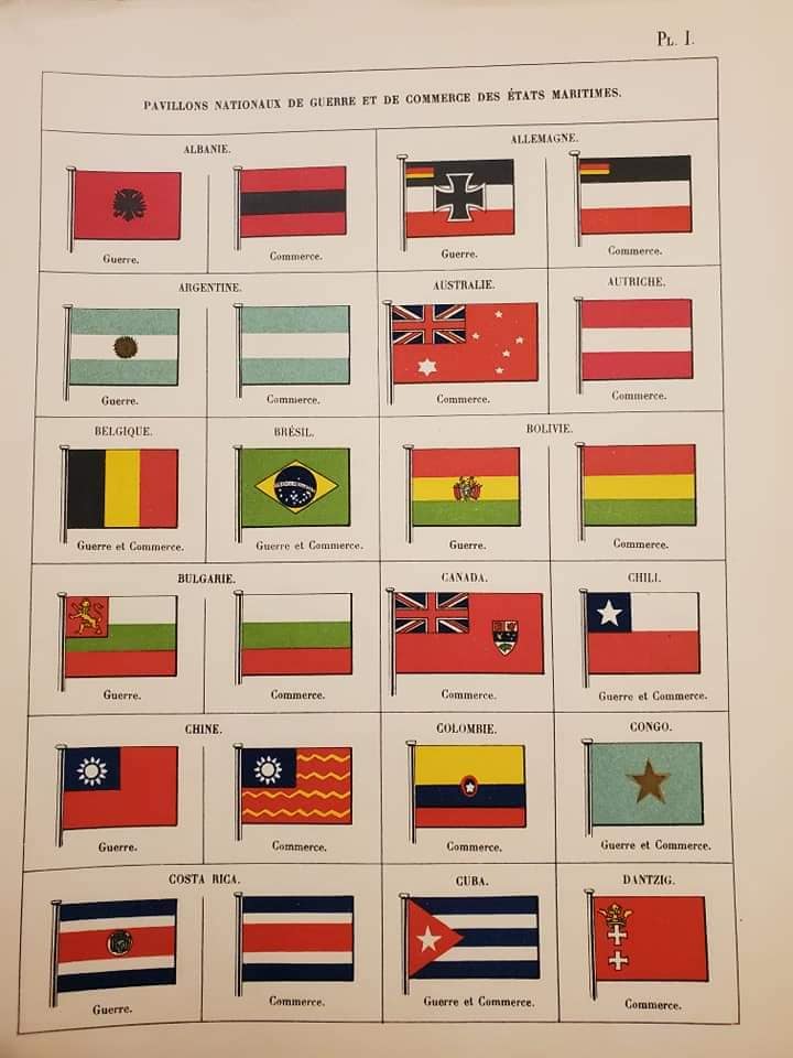 What was the French presidential flag in 1910?