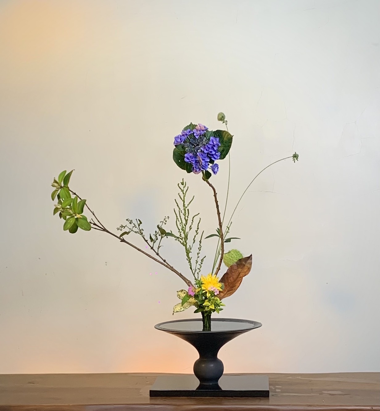 寶桂老師的池坊華道教室 - 教室作品 立花新風體