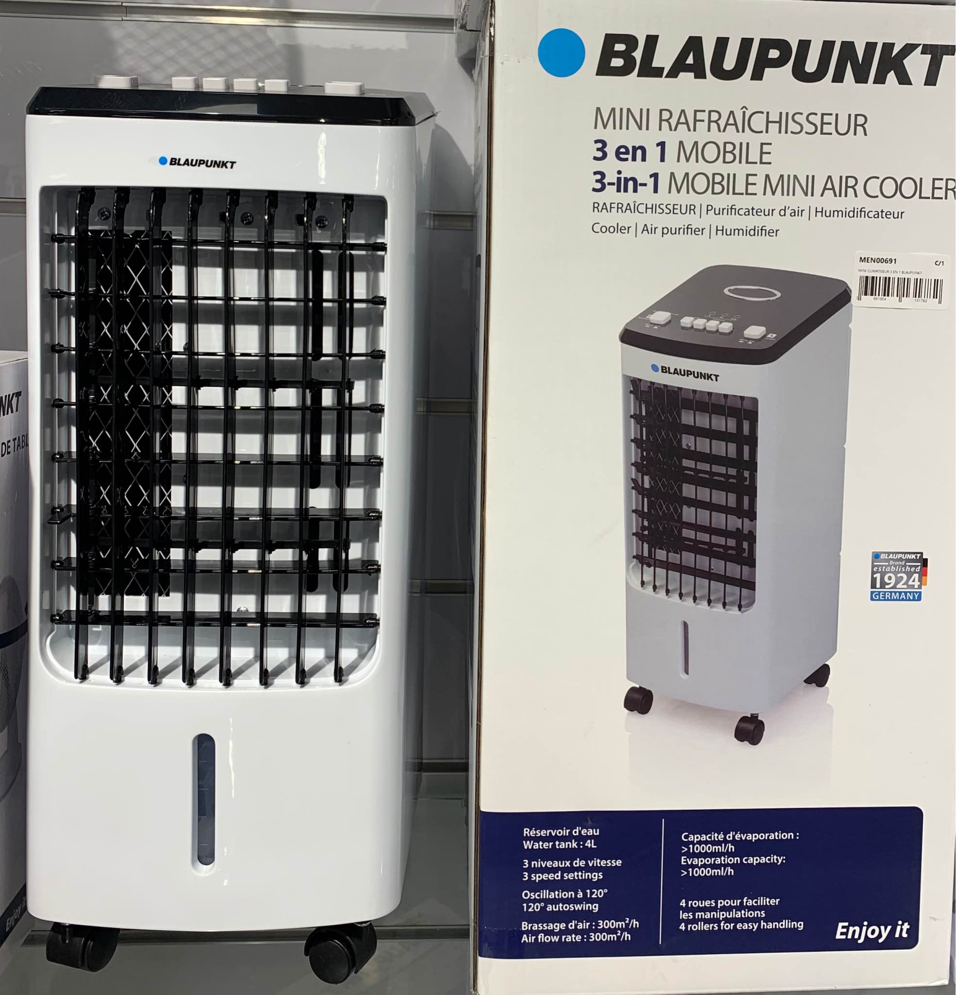 Blaupunkt Rafraichisseur D air Mobile 3 En 1