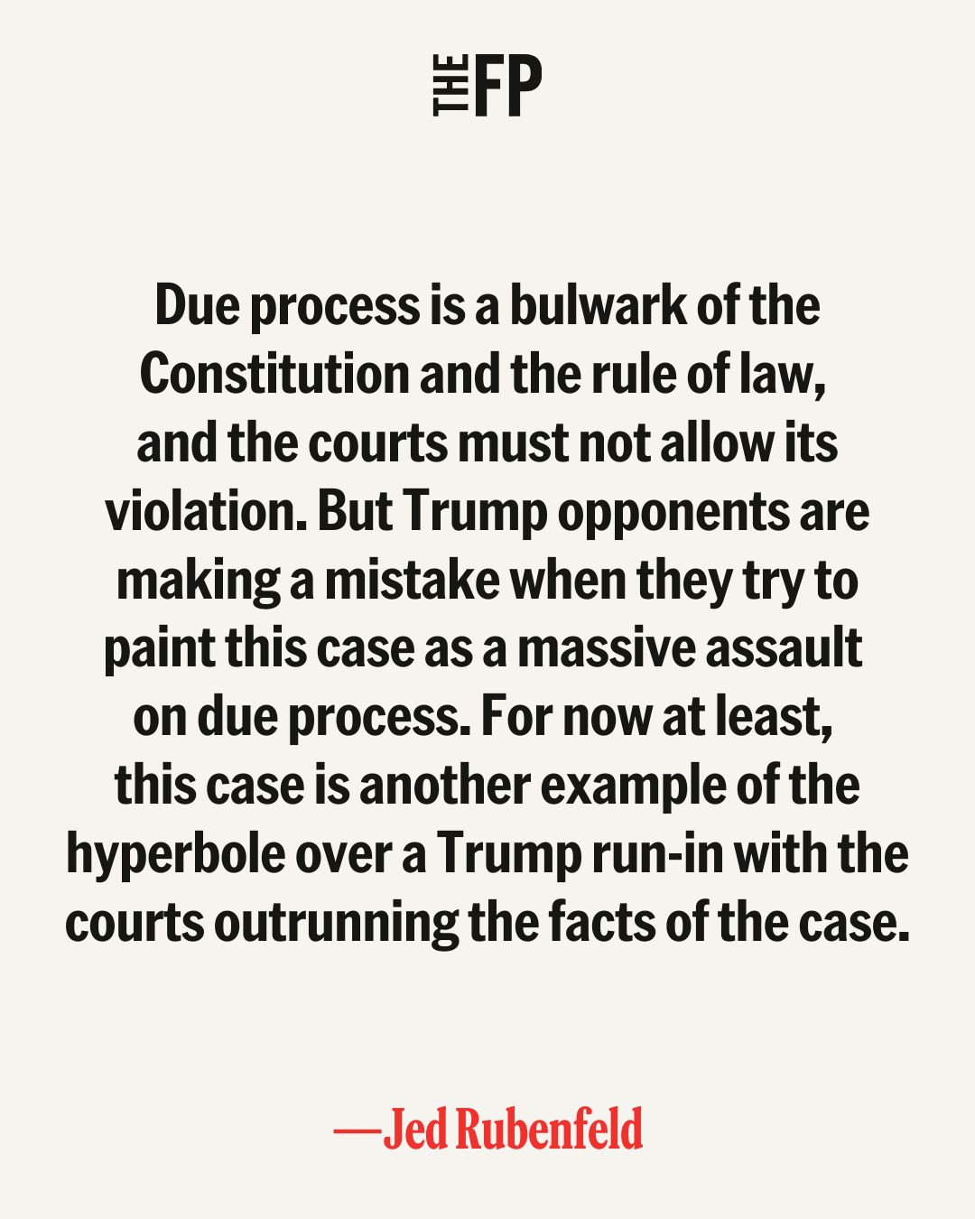 The Free - Our legal columnist Jed Rubenfeld lays out the facts of the ...