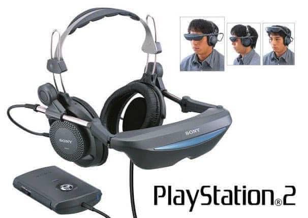 Sony's PS2 VR headset, the PUD-J5A. (2002)
