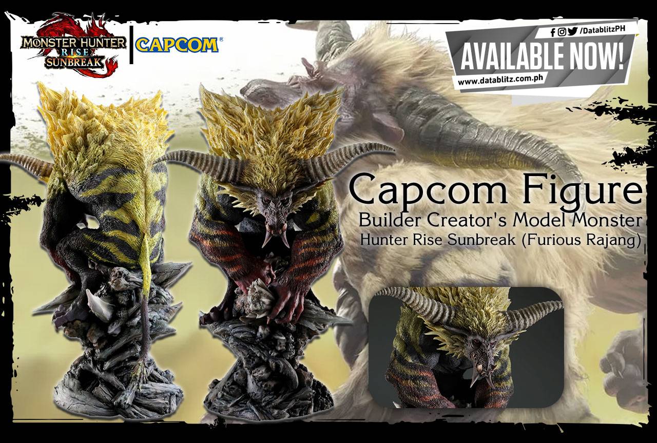 PRE ORDER Monster Hunter Rise Sunbreak Gold Lion Furious Rajang 