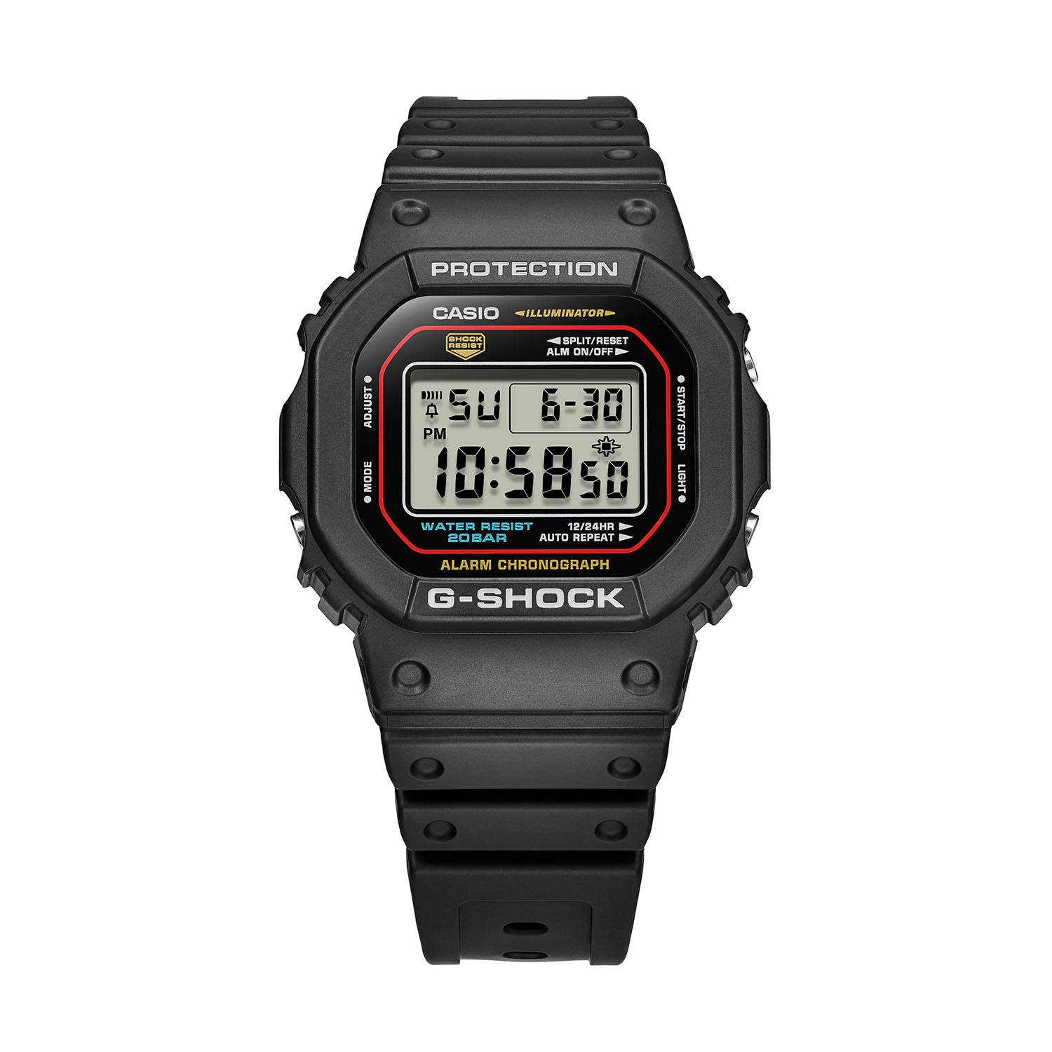 An ever-popular classic that carries on the very first G-SHOCK 
