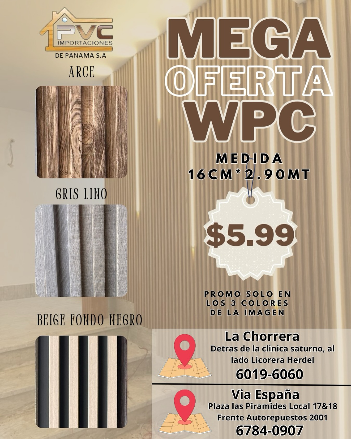 Pvc Importaciones De Panamá SA | La Chorrera