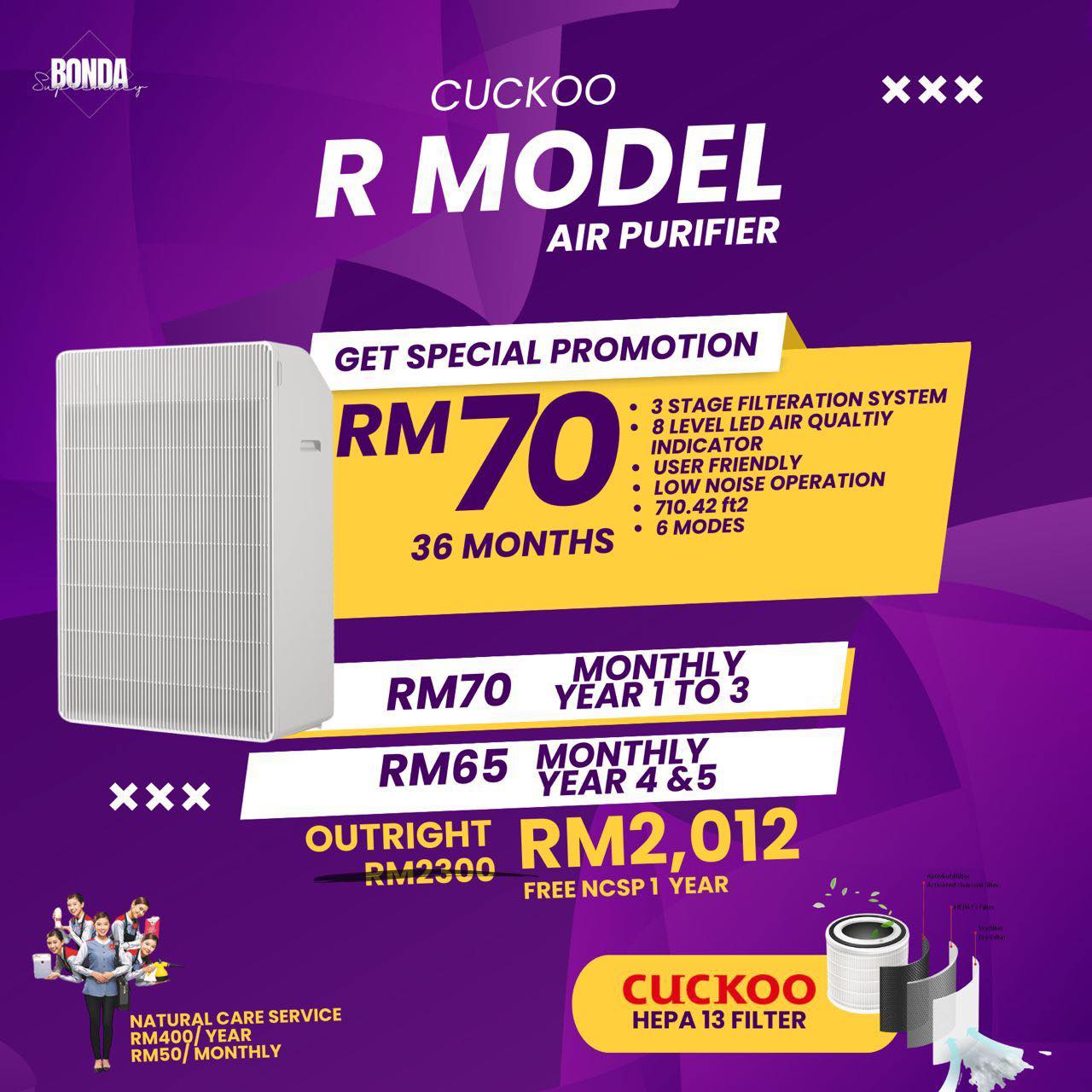 * R MODEL AIR PURIFIER*... - Cuckoo Home Care & Disinfection | Facebook