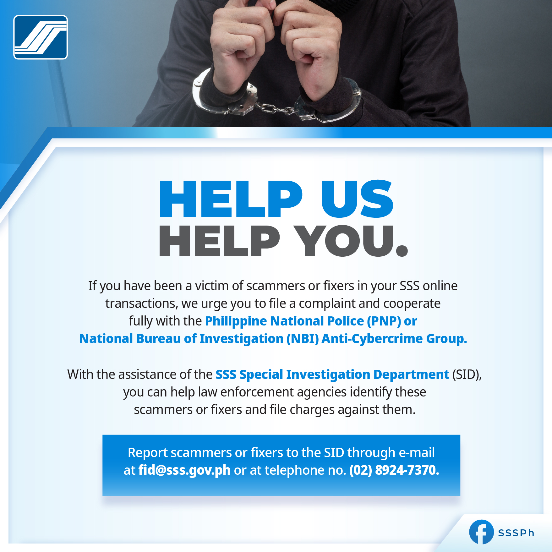 HELP US, HELP... - Philippine Social Security System - SSS
