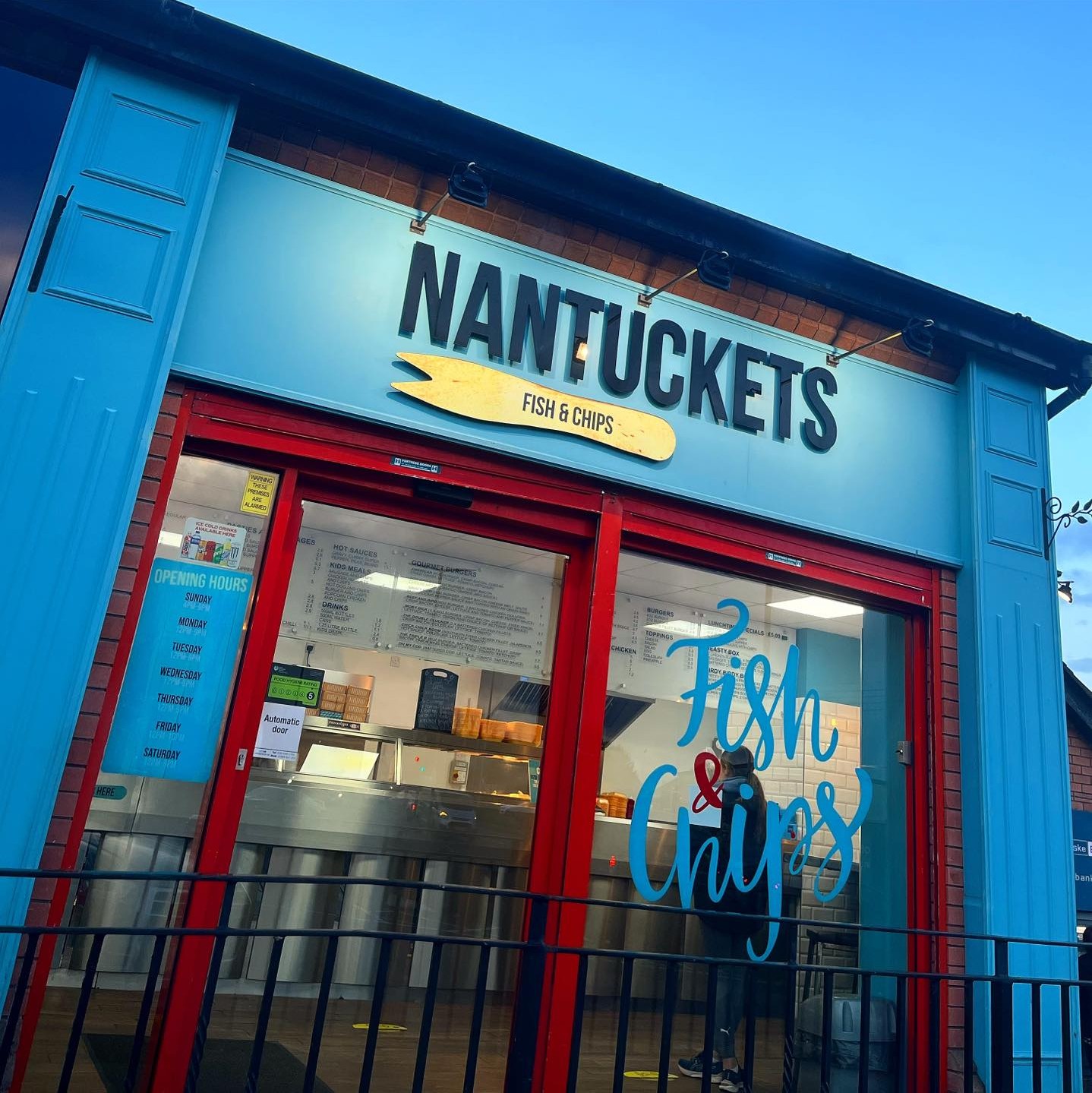 Friday. Clock Out. Chip In. 📲 order via our app for loyalty stamps and ...