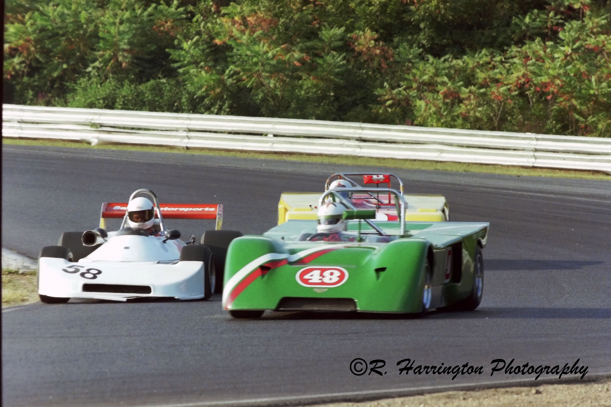 48 1971 Chevron B19, #58 1977 Ralt RT1, Lime Rock, Sept. 1995