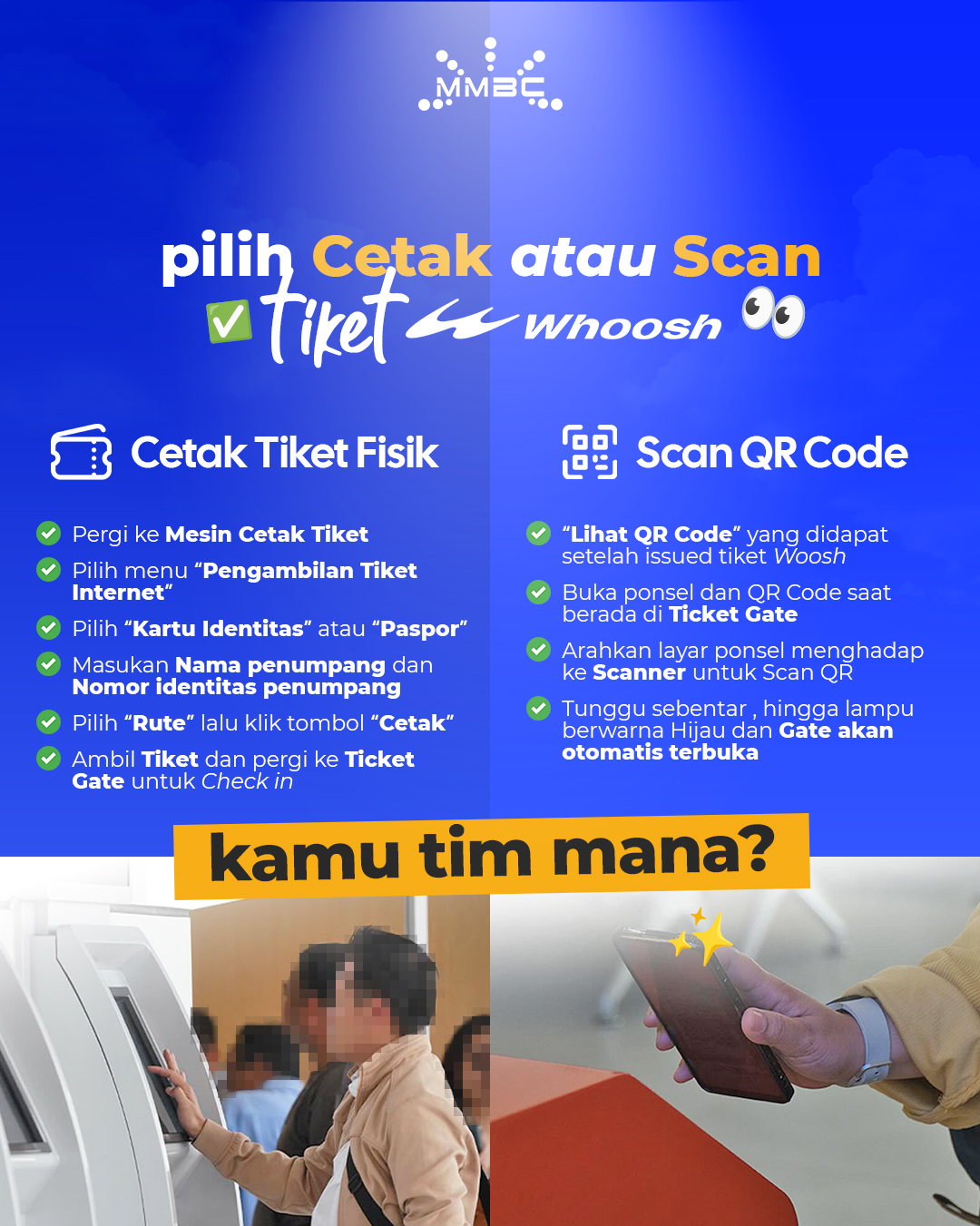 MMBC - 🚅 Mau naik Kereta Cepat Woosh? Wajib tau cara cetak tiket nya‼️ ...