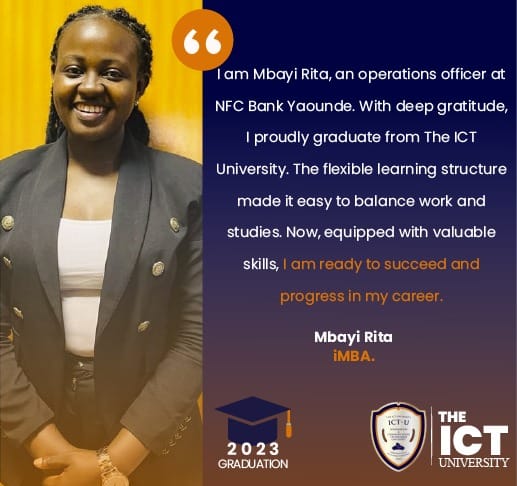 ICT University - Congratulations Rita, We celebrate your...