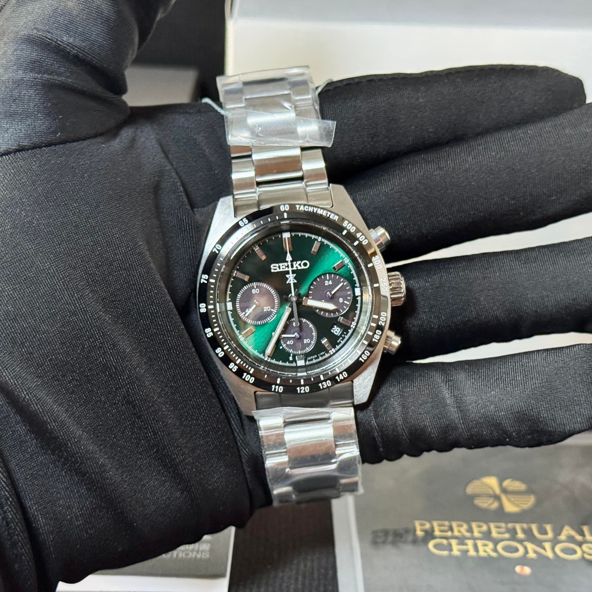 Seiko Prospex Speedtimer SBDL107 Dark green dial (JDM Unit) •39mm 