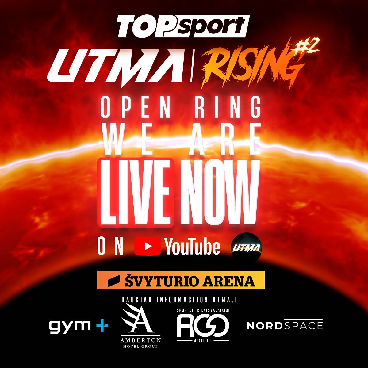 UTMA - UTMA OPEN RING tiesioginė transliacija UTMA Youtube... | Facebook