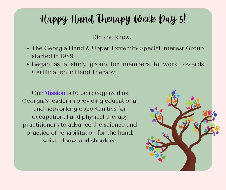 It'... - Georgia Hand & Upper Extremity Special Interest Group